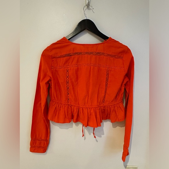NWT Zara crop peplum blouse top - Picture 6 of 6